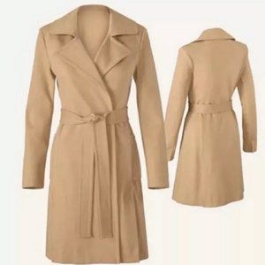 Cabi Camel Trench Coat with belt XL #3037
